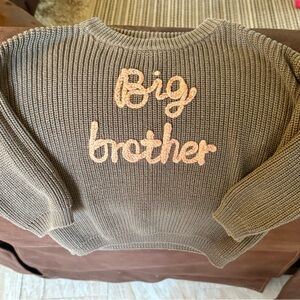 Big Brother Toddler Knit Sweater